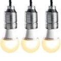 SMD-LED-Leuchtmittel, Birne E27 9,4W - 3er-Set