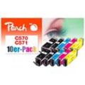 10er-Pack Tintenpatronen ersetzt Canon PGI-570, CLI-571