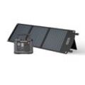 Power Set PS300-60: Solar-Generator, Kraftwerk, Tragbare Powerstation 231Wh mit Solarpanel 60W