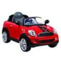 ROLLPLAY Kinderfahrzeug MINI COOPER S ROADSTER, 6V, RC, red