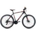 Mountainbike Hardtail 27,5'' Morzine schwarz-rot RH 48 cm