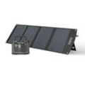 Power Set PS300-120: Solar-Generator, Kraftwerk, Tragbare Powerstation 231Wh mit Solarpanel 120W