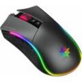 IMG-GT19 RGB 7D Makro-Tasten Profiosonelle Gaming-Maus schwarz