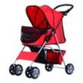 Hundewagen Hundebuggy Pet Stroller Hunde Buggy mit 4 Rolle in 4 Farben