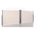 Doppel - Seitenmarkise ca. 6,0 x 1,5 m - Beige