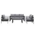 Gartenlounge-Set (Gletscherbach) Lounge Set modisches Gartenmöbelset für 6-7 Personen, Balkonset Sit