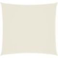 Sonnensegel Oxford-Gewebe Quadratisch 6x6 m Creme vidaXL