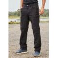 Trekkinghose JOHN DEVIN, Herren, Gr. 46, N-Gr, schwarz, Obermaterial: 95% Polyamid, 5% Elasthan, unifarben, sportlich, Basic knöchellang, Hosen, Wanderhose mit Zipp- Off Beinen