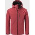 Outdoorjacke SCHÖFFEL "Ski Jacket Style Nollen MNS", Herren, Gr. 50, rot (2925, rot), Oberstoff : 100% Polyester (Membran: Polyurethan) Futter : 100% Polyester Futter Mittleres Rückenteil: 84% Nylon 16% Elasthan Wattierung : 100% Polyester, sportlich, regular fit, hoch geschlossener Ausschnitt, Langarm, Jacken