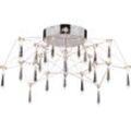 NÄVE LED Deckenleuchte "Araneus", LED Deckenlampe, Lampen, grau (chromfarben), Ø 55cm H: 27cm