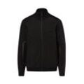 BOSS Green Sweatjacke Herren Baumwolle, schwarz