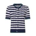 Polo Ralph Lauren Strickjacke Damen Baumwolle gestreift, indigo