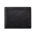 PICARD Portemonnaie Herren Leder, schwarz