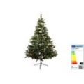 Premium Kunst Weihnachtsbaum 180 cm grün mit 210 LEDs warmweiß