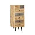 INTERIA Home & Living Kommode 110cm YAMUNA Sideboard Schrank Holz Highboard