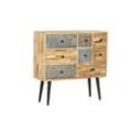 INTERIA Home & Living Kommode 90cm YAMUNA Sideboard Schrank Holz Metall Board