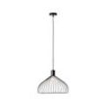 BRILLIANT Lampe, Blacky Pendelleuchte 40cm schwarz matt, 1x A60, E27, 40W, Kabel kürzbar / in der Höhe einstellbar