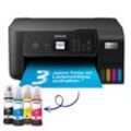 3 Jahre erweiterbare Garantie gratis nach Registrierung* Epson EcoTank ET-2820/ET-2825 A4-Tintentank-Multifunktionsdrucker