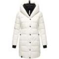 NAVAHOO Damen Winter Steppmantel Stepp Jacke Mantel Parka mit Kapuze Knutschilein