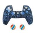 2 x Schutzhülle für Playstation 5 DualSense Controller Skin Silikon Schutz Motiv