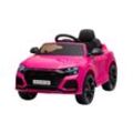 TPFLiving Elektro-Kinderauto Audi RS Q8 pink - Kinderauto - Elektroauto - Ledersitz und Sicherheitsgurt