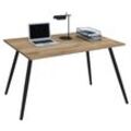 VCM Schreibtisch Computertisch Bürotisch Skandanivischer Retro Look Salia 80x50 cm