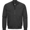 Bomberjacke RAGWEAR "Quadio" Gr. L (52), schwarz, Herren, Material: 50% Baumwolle, 50% Polyester, Jacken, lässige, wasserdichte Herren Blousonjacke