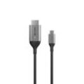 Alogic Ultra USB-C to HDMI 4K Cable 2m Space Gray