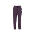 Jogginghose ALPHA INDUSTRIES "Alpha Industries Women - Jogger Basic Small Logo Wmn" Gr. L, Normalgrößen, lila (plum) Damen, Hosen