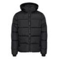 Steppjacke BLEND "Steppjacke BHMZIPKE", Herren, Gr. L, schwarz, Obermaterial: 100% Polyester PES., Basic, regular fit normal, Jacken