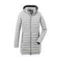 Parka G.I.G.A. DX BY KILLTEC "Bacarya" Gr. 36, grau (hellgrau), Damen, Obermaterial: 100% Polyester, Innenfutter: 100% Polyamid, Jacken