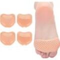 Stück weiche Silikon-Gel-Mittelfußpolster, Vorfuß-Plantarpolster für High Heels, Arbeitsschuhe, für Damen und Herren, weiche Silikon-Gel-Fußpolster