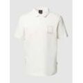 Regular Fit Poloshirt mit Label-Detail