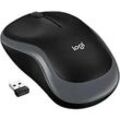 Logitech Maus M185 Grau, Schwarz