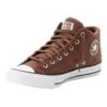 Sneaker CONVERSE "CHUCK TAYLOR ALL STAR MALDEN STREET", Gr. 44,5, braun (bear nap, bear nap, weiß), Textil, sportlich, Schuhe