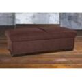 Hocker EXXPO - SOFA FASHION "Salerno Bankhocker, bequem und komfortabel", braun (dunkelbraun), B:140cm H:46cm T:67cm, Hybrid Lederfaserstoff (Grundgewebe 41% Lederfaser, 39% Polyester, 20% Baumwolle) 100%PU, NaturLeder, Primabelle-Microfaser (100% Polyester), Luxus-Microfaser (100% Polyester), Luxus-Kunstleder, Hocker, Polsterhocker