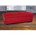 Hocker EXXPO - SOFA FASHION "Salerno Bankhocker, bequem und komfortabel", rot, B:140cm H:46cm T:67cm, Hybrid Lederfaserstoff (Grundgewebe 41% Lederfaser, 39% Polyester, 20% Baumwolle) 100%PU, NaturLeder, Primabelle-Microfaser (100% Polyester), Luxus-Microfaser (100% Polyester), Luxus-Kunstleder, Hocker, Polsterhocker