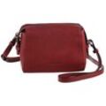 Umhängetasche LIEBESKIND BERLIN "Camera S LOU 2 3D LEATHER" Gr. B/H/T: 19cm x 17cm x 9cm, lila (berry), Damen, Leder, Taschen, Schultertasche Handtasche Damen Tasche Damen