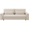 Schlafsofa "Imoga, Polster mit Schlaffunktion, 3-Sitzer Sofa, Couch mit Bettkasten", beige (creme), B:250cm H:90cm T:108cm, LEGER HOME BY LENA GERCKE, Sofas, in modernen Farben und Stoffen, Bettfunktion, Liegefläche: 200x150 cm