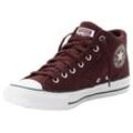 Sneaker CONVERSE "CHUCK TAYLOR ALL STAR MALDEN STREET", Gr. 44, braun (bloodstone, bloodstone, weiß), Textil, sportlich, Schuhe