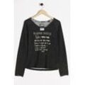 Maison Scotch Damen Sweatshirt, schwarz, Gr. 40