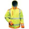 Feldtmann Warnjacke Rickmer, Softshell,2XL, gelb/orange