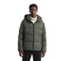 Outdoorjacke MARC O'POLO "mit abnehmbarer Kapuze", Herren, Gr. XL, grün (dunkelgrün), Obermaterial: 100% Polyester, unifarben, casual, regular fit, Jacken