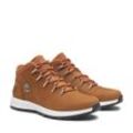 Schnürboots TIMBERLAND "SPRINT TREKKER MID LACE UP SNEAKER WARMLINED" Gr. 42, orange (rust), Herren, Leder, Synthetik, Schuhe, Winterstiefel, Schnürstiefel, Winterschuhe, gefüttert