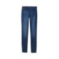 TOM TAILOR Damen Kate Skinny Jeans mit elastischem Bund, blau, Uni, Gr. L/32