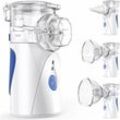 Tumalagia - Inhalator, Inhalator mit Selbstreinigungsfunktion, Vernebler-Inhalator mit Mundstück und Maske für Kinder und Erwachsene, tragbar und