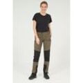 Cargohose WHISTLER "BLEE W ACTIV PANTS", Herren, Gr. 44, EURO-Größen, braun, 65% Polyester, 35% Baumwolle, mehrfarbig, sportlich, lang, Hosen Trekkinghose Outdoorhose, mit funktionalen Kniepatches