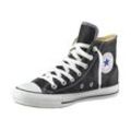 Sneaker CONVERSE "Chuck Taylor All Star Basic Leather Hi" Gr. 36,5, schwarz, Leder, Schuhe Skaterschuh Canvassneaker Sneaker high Sneakerboots