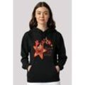 Kapuzenpullover F4NT4STIC "Sesamstraße Elmo You got This", Damen, Gr. L, schwarz, Obermaterial: 85% Baumwolle, 15% Polyester, casual, relaxed fit, Langarm, Pullover, Premium Qualität