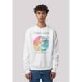 Sweatshirt F4NT4STIC "Pink Floyd Wish You Were Here", Herren, Gr. L, weiß, Obermaterial: 85% Baumwolle, 15% Polyester, casual, regular fit, Rundhals, Langarm ohne Bündchen, Sweatshirts, Premium Qualität